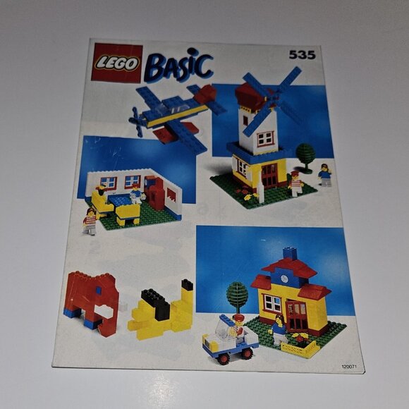 INSTRUCTIONS ONLY Lego Basic 535 Manual Replacement INSTRUCTIONS ONLY - Picture 1 of 6